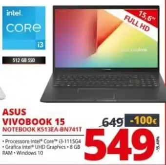 Comet Asus Vivobook 15 offerta