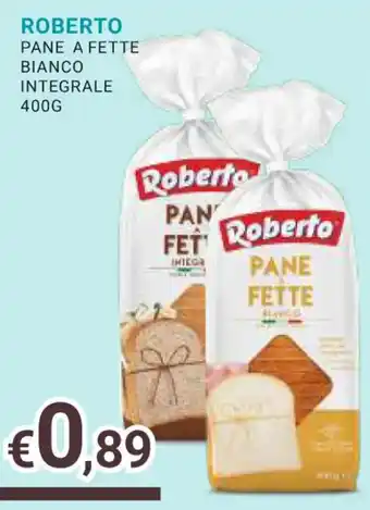 Eté ROBERTO PANE A FETTE BIANCO INTEGRALE 400 g offerta