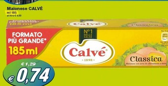Prix Quality Calvè Maionese Classica offerta