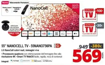 Comet 55" Nanocell TV - 55NANO756PA offerta