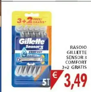 Mercatò Gillette Mach 3 Nero, Argento Rasoio Da Uomo offerta