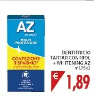 Mercatò Az Dentifricio Tartar Control + Whitening offerta