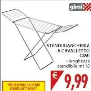 Mercatò Gimi Stendibiancheria A Cavalletto offerta
