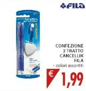 Mercatò Fila Confezione 2 Tratto Cancellik offerta