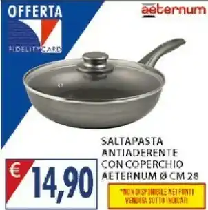 Mercatò Aeternum Saltapasta Antiaderente Con Coperchio offerta
