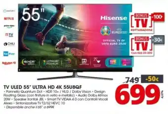 Comet TV ULED 55" Ultra HD 4K 55U8QF offerta