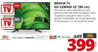 Comet Bravia TV KD-32W800 32" (80cm) offerta