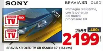 Comet Sony Bravia XR OLED 65" offerta