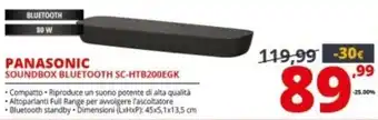 Comet Panasonic Soundbox Bluetooth SC-HTB200EGK offerta