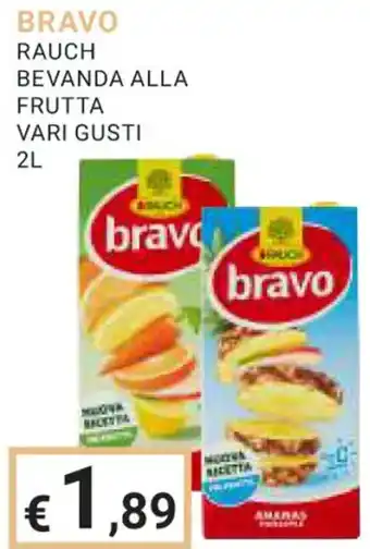 Eté BRAVO RAUCH BEVANDA ALLA FRUTTA VARI GUSTI 2L offerta
