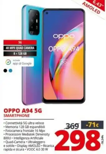 Comet Oppo A94 5G Smartphone offerta