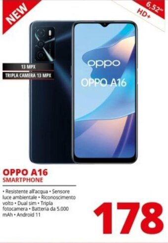 Comet Oppo A16 Smartphone offerta