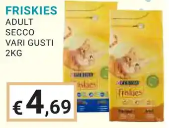 Eté FRISKIES ADULT SECCO VARI GUSTI 2KG offerta