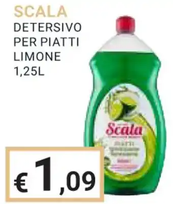 SCALA DETERSIVO PER PIATTI LIMONE 1,25L