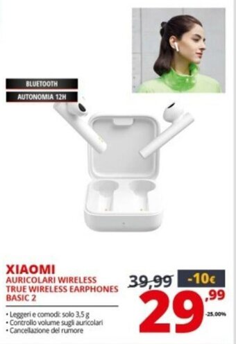 Xiaomi Auricolari Wireless True Wireless Earphones Basic 2