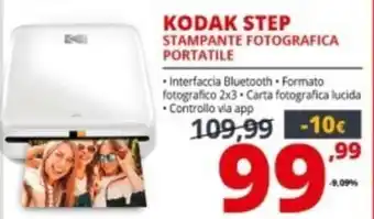 Comet Kodak Step Stampante Fotografica Portatile offerta