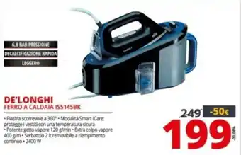 Comet De'Longhi Ferro A Caldaia IS5145BK offerta