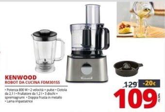 Comet Kenwood Robot da Cucina FDM301SS offerta