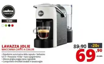Comet Lavazza Jolie Macchina Caffè A Cialde offerta