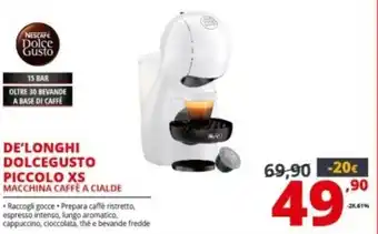 Comet De'Longhi Dolcegusto Piccolo XS offerta