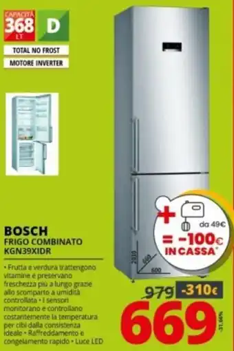 Comet Bosch Frigo Combinato KGN39XIDR offerta