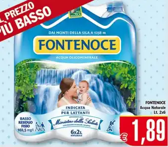FONTENOCE Acqua Naturale Lt. 2x6
