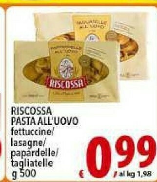 Gros Riscossa Pasta di semola offerta