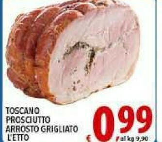 Gros Prosciutto cotto offerta