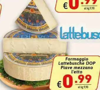 Ipercarni Lattebusche Formaggio offerta