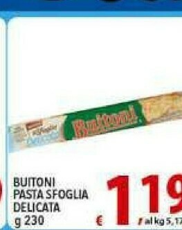 Gros Buitoni Pasta sfoglia offerta