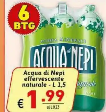 Acqua di nepi Acqua