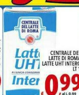 Gros Centrale del latte di roma Latte parzialmente scremato offerta