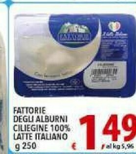 Iper Triscount Fattorie degli alburni Provola offerta