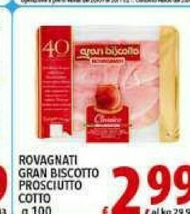 Gros Rovagnati Prosciutto cotto offerta