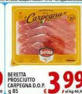 Gros Beretta Prosciutto crudo offerta