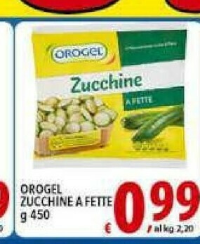 Iper Triscount Orogel Zucchine offerta