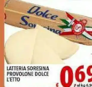 Iper Triscount Latteria Soresina Provolone offerta