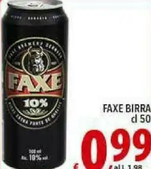 Iper Triscount Faxe Birra offerta