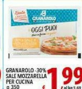 Iper Triscount Granarolo Mozzarella offerta