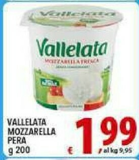 Iper Triscount Vallelata Mozzarella offerta