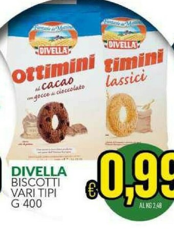 Iper Triscount Divella Biscotti offerta