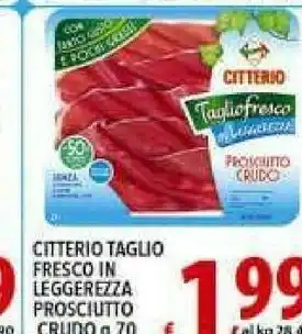 Iper Triscount Citterio Prosciutto crudo offerta