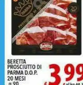 Iper Triscount Beretta Prosciutto di Parma offerta
