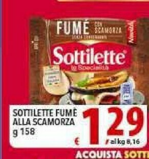Iper Triscount Sottilette offerta