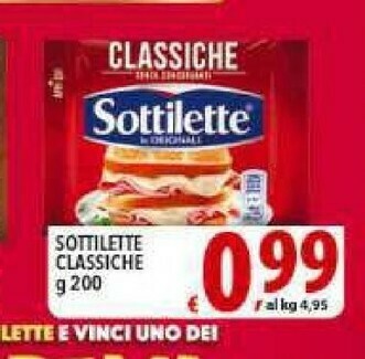 Iper Triscount Sottilette offerta