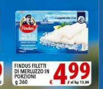 Gros Findus Filetti di merluzzo offerta