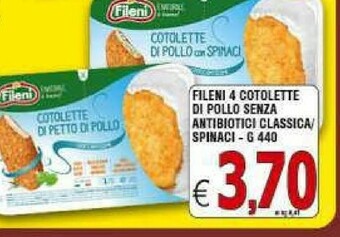 Gros Fileni Cotolette di pollo offerta