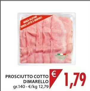Mercatò Dimar - Dimarello Prosciutto Cotto Di Alta Qualità 140 G(ml) offerta