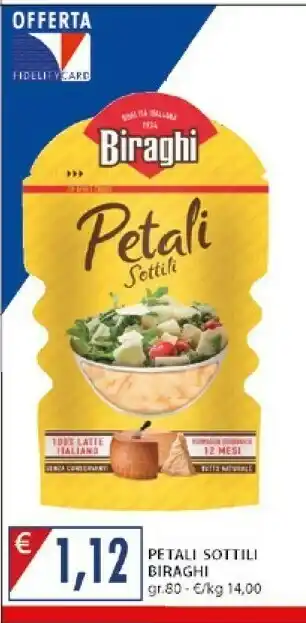 Mercatò Gran biraghi Petali Sottili 80 G(ml) offerta