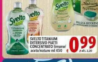 Iper Triscount Svelto Detersivo piatti offerta